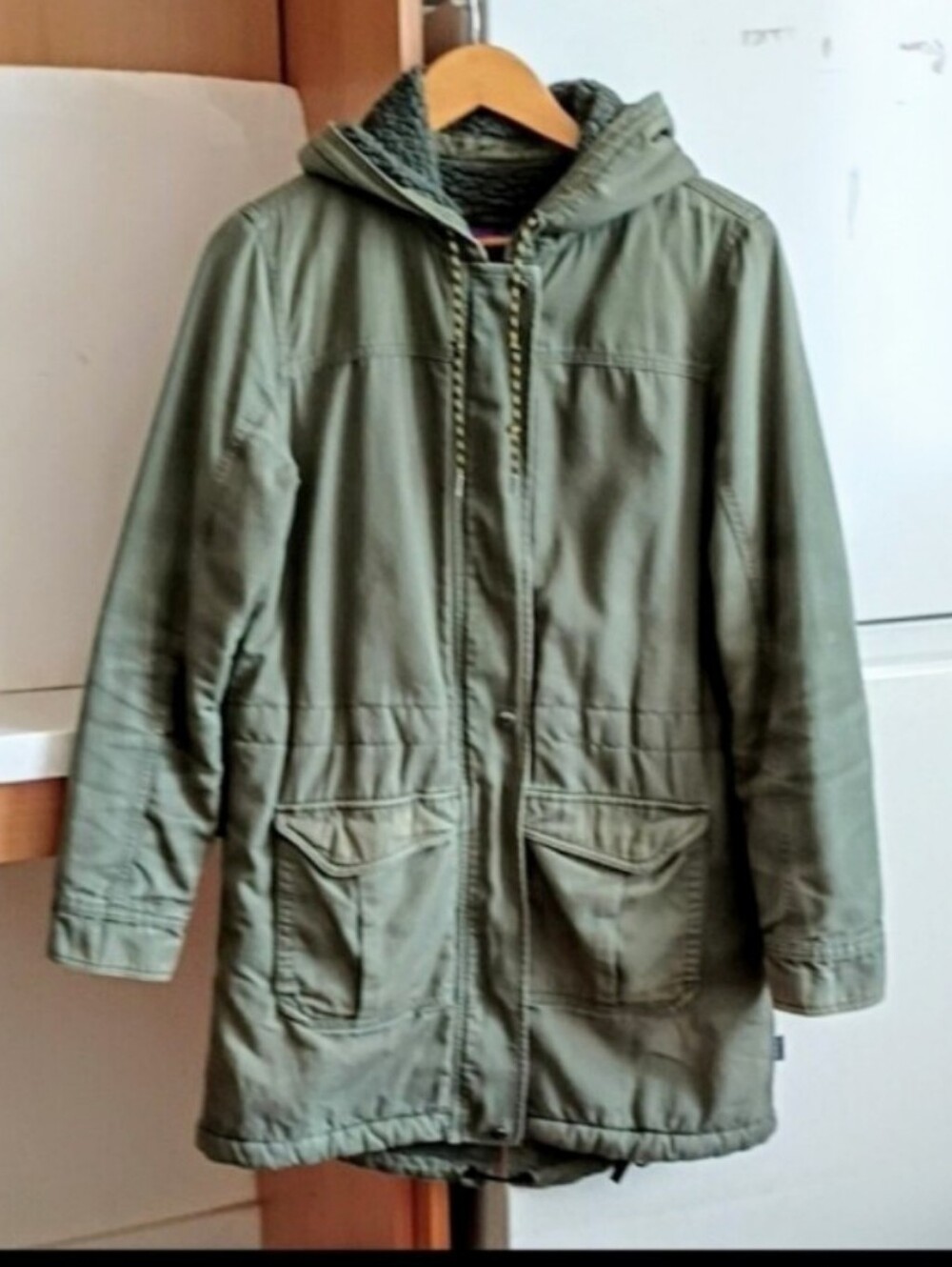 Patagonia Organic Cotton Canvas Sherpa Jacket sz M